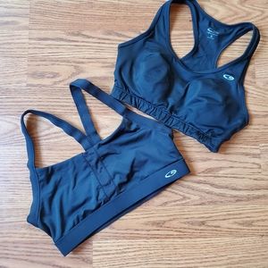 CHAMPION | Basic Black Sports Bra 2 pack
